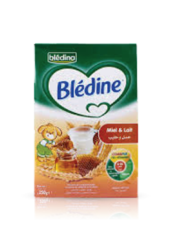 Bl&eacute;dina Bl&eacute;dine Miel & Lait, 150g