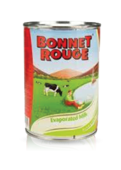 Bonnet Rouge Evaporated Milk