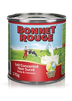 Bonnet Rouge Lait concentr&eacute; Non Sucr&eacute;, 170g